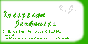 krisztian jerkovits business card